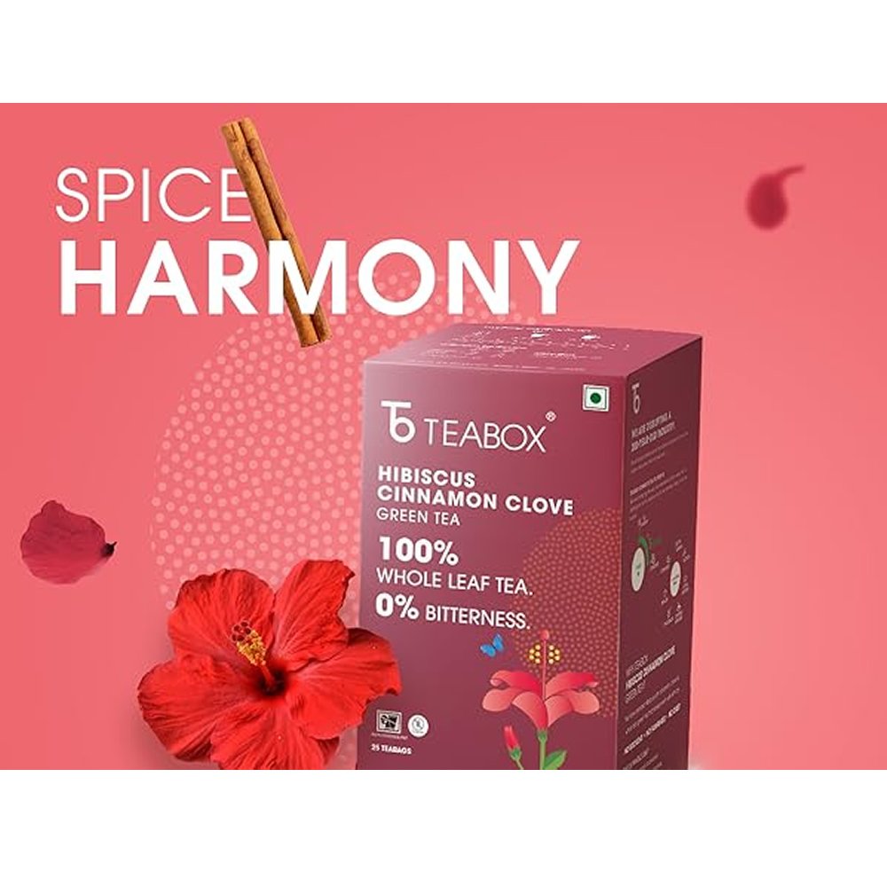 Harmony Brew Hibiscus with Cinnamon Tea