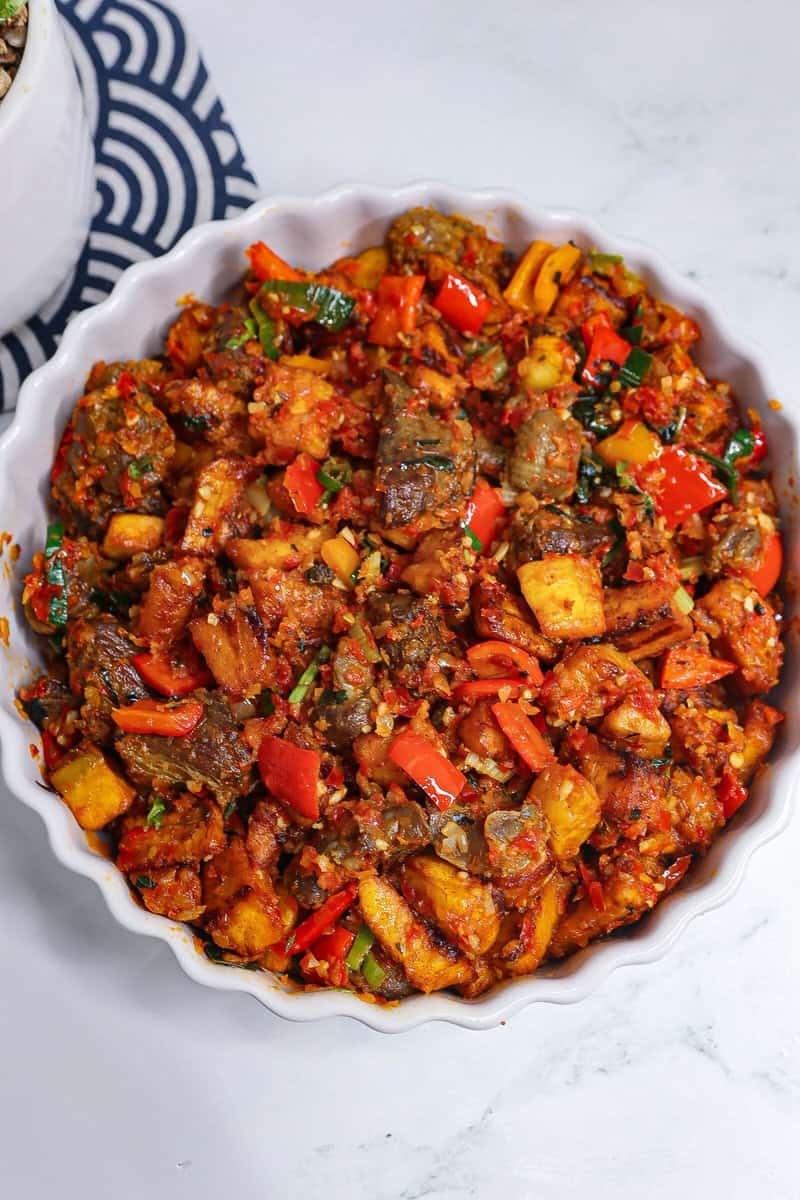 peppered